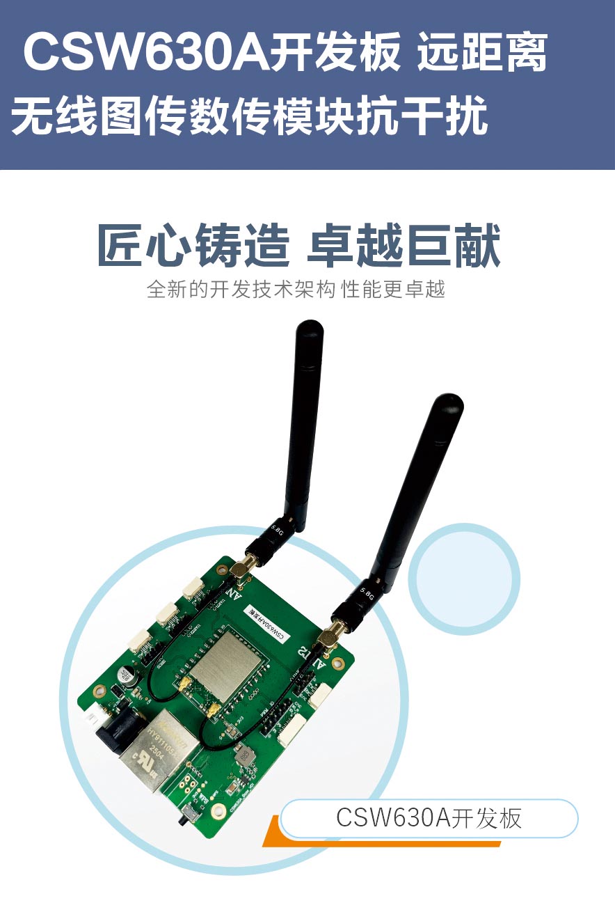 機(jī)器人遠(yuǎn)距離無(wú)線數(shù)字圖傳開(kāi)發(fā)板評(píng)估板